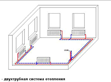 Двухтрубная схема отопления в Ставрополе